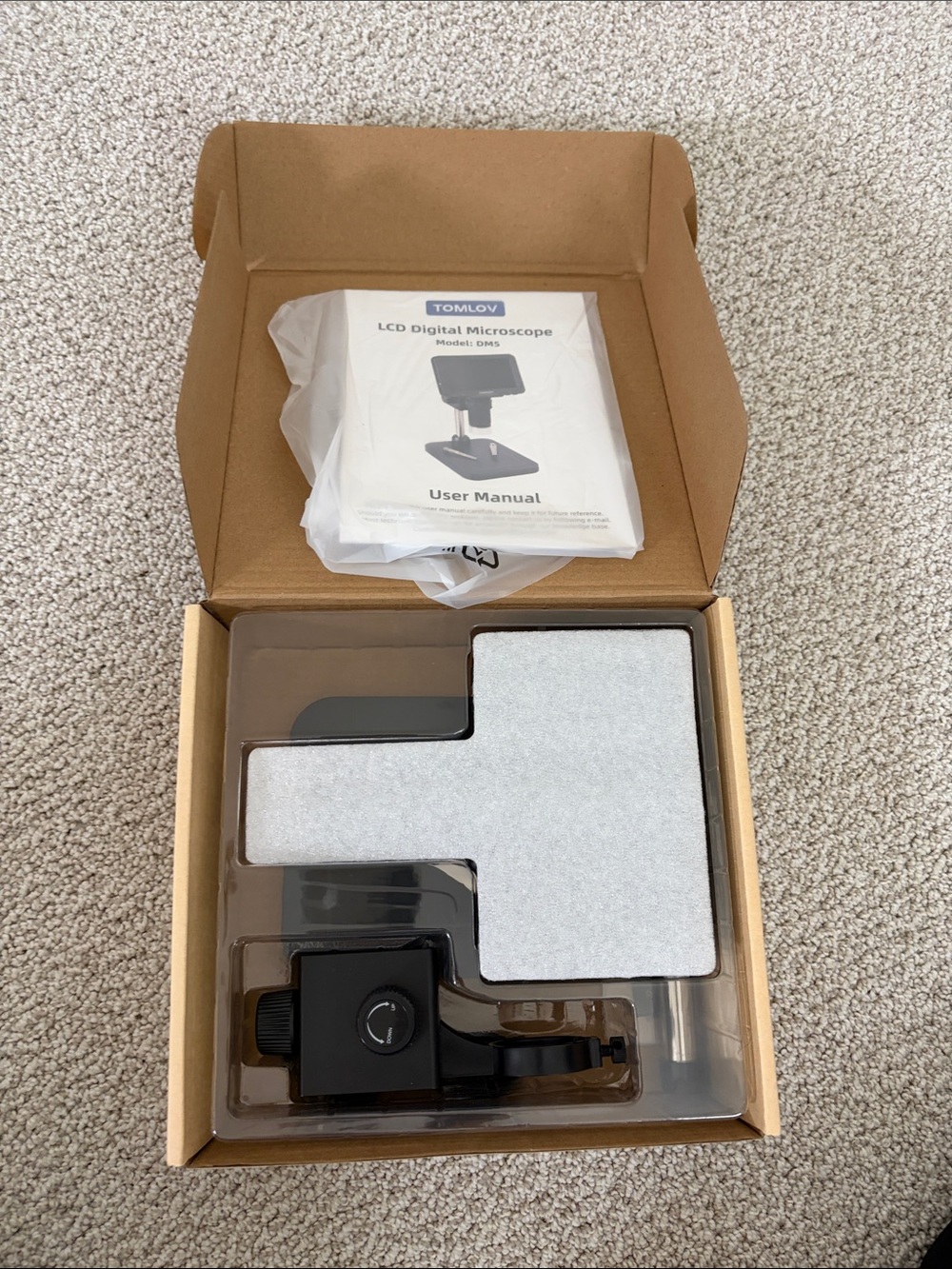 TOMLOV DM5 Digital Microscope - Brown - Picture 3 of 4